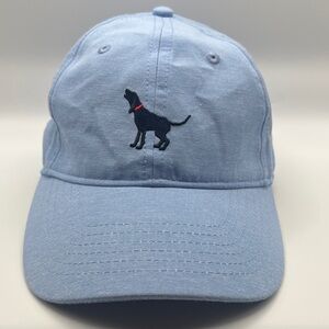Southern Fried Cotton Light Blue Oxford Cloth Cap with Navy Embroidered Logos